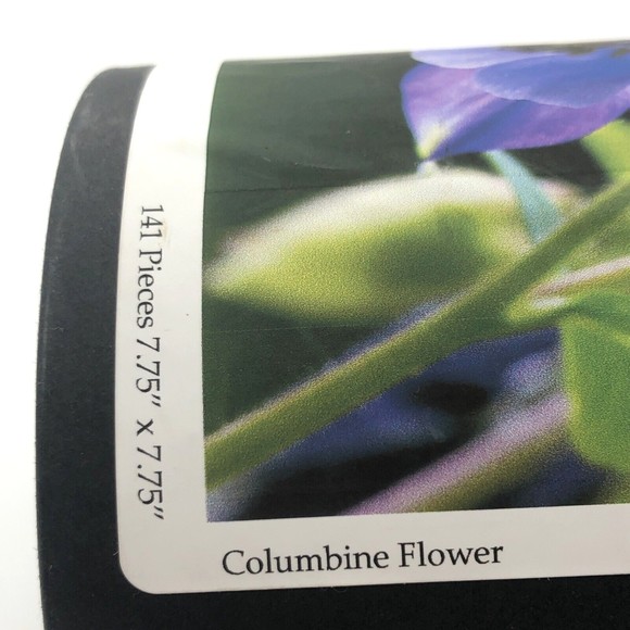 Artistry Wooden Jigsaw Puzzle Columbine Flower 141 Pcs 7.75 x 7.75 Complete USA - Picture 5 of 10